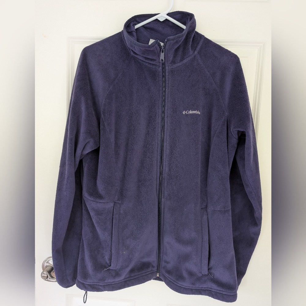 Columbia Women's Purple Fleece Jacket XL
